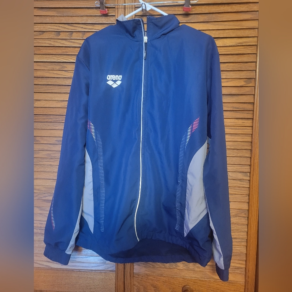 Arena Men's Navy USA Performance Jacket Size Large‎